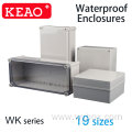 50 Different Sizes ABS Plastic Dustproof Waterproof IP65 Junction Box Shell Universal Electrical Project Enclosure Gray